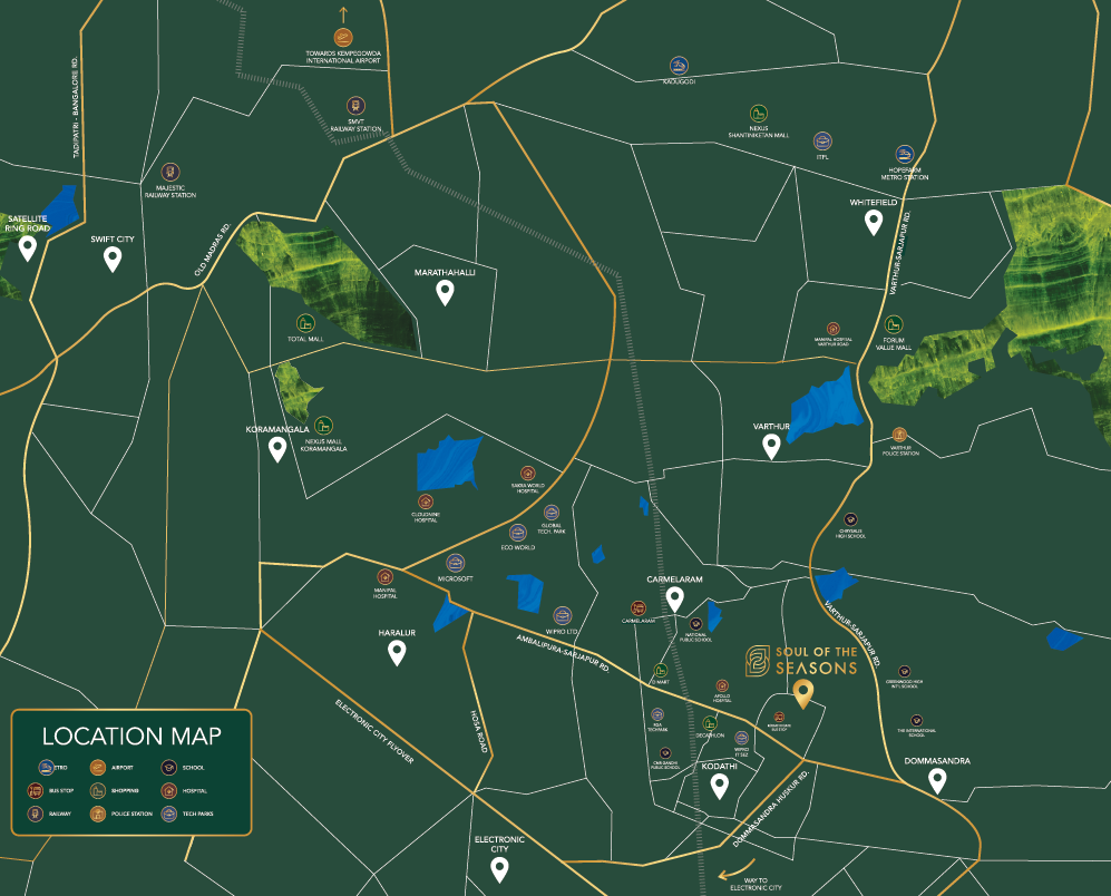 NBR Soul of The Season Location Map